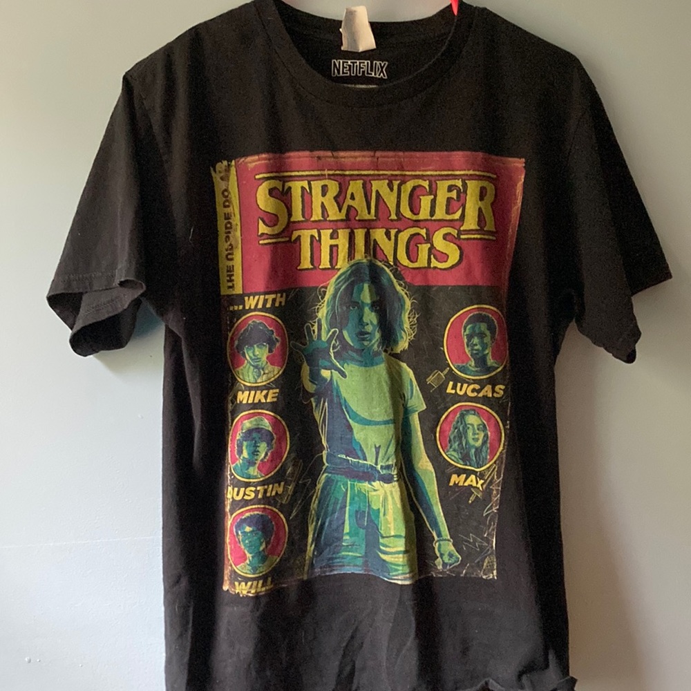stranger things t shirt